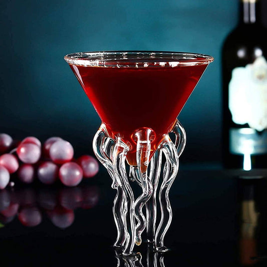 Creative Aquarium 3D Jellyfish Cocktail Glass – Octopus Wine Glass