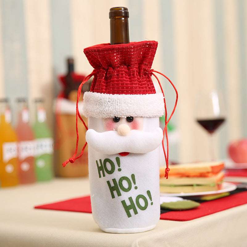 Christmas Decorations Christmas Wine Bottle Socks - Backyard Store