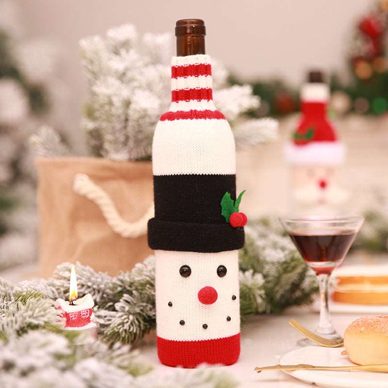 Christmas Decorations Christmas Wine Bottle Socks - Backyard Store