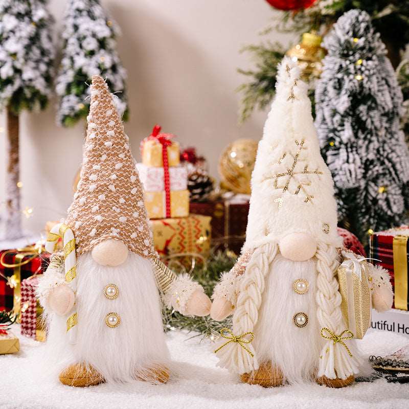 Christmas Fabric Decorative Faceless Doll Ornament Christmas Decorations - Backyard Store