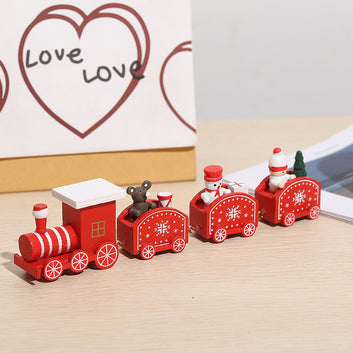 Wooden Christmas Train – Festive Christmas Decorations