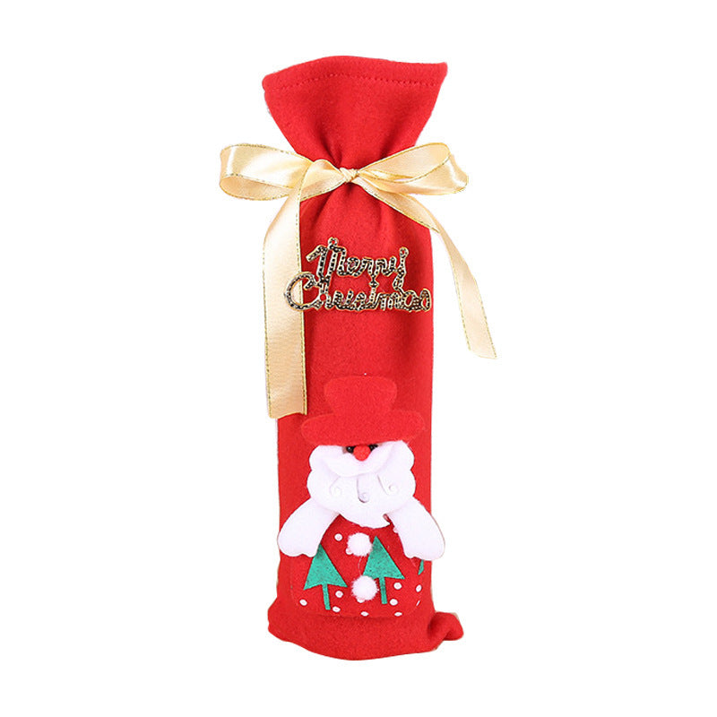 Christmas Decorations Christmas Wine Bottle Socks - Backyard Store