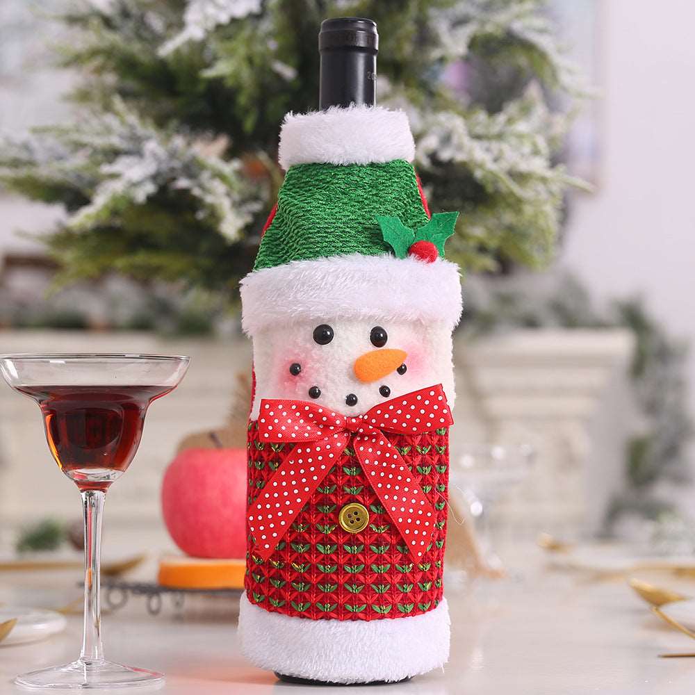 Christmas Decorations Christmas Wine Bottle Socks - Backyard Store