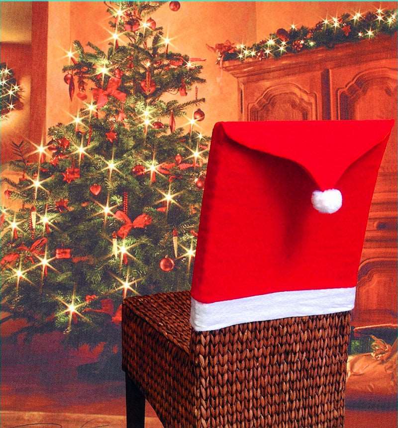 High quality Christmas Chairs Set Christmas goods table decorated Christmas hat in large quantities - Backyard Store