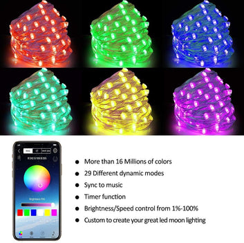 New Bluetooth Christmas Tree Decoration Light – Festive Smart Lighting