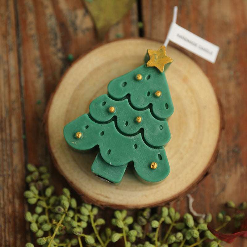 Christmas Tree Silicone Molds For DIY Christmas Creative Atmosphere Decoration Handmade Fragrant Candles - Backyard Store