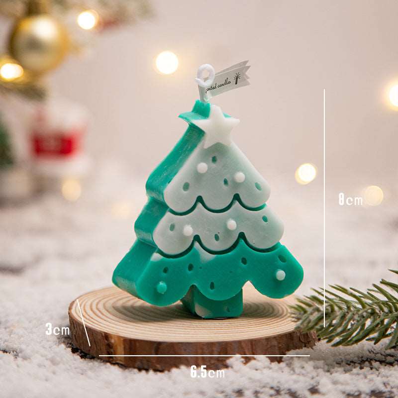 Christmas Tree Silicone Molds For DIY Christmas Creative Atmosphere Decoration Handmade Fragrant Candles - Backyard Store