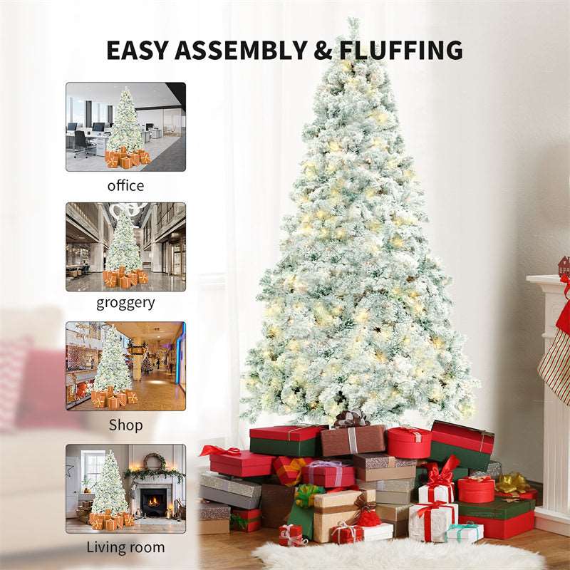 Christmas Tree PVC Artificial Snow Christmas Tree Mall Window Decoration Tree Cedar Christmas Tree Christmas Decoration Supplies - Backyard Store