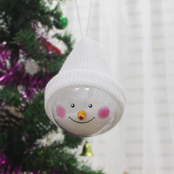 Creative Christmas Snowman Toys & Plastic Christmas Ball Pendant