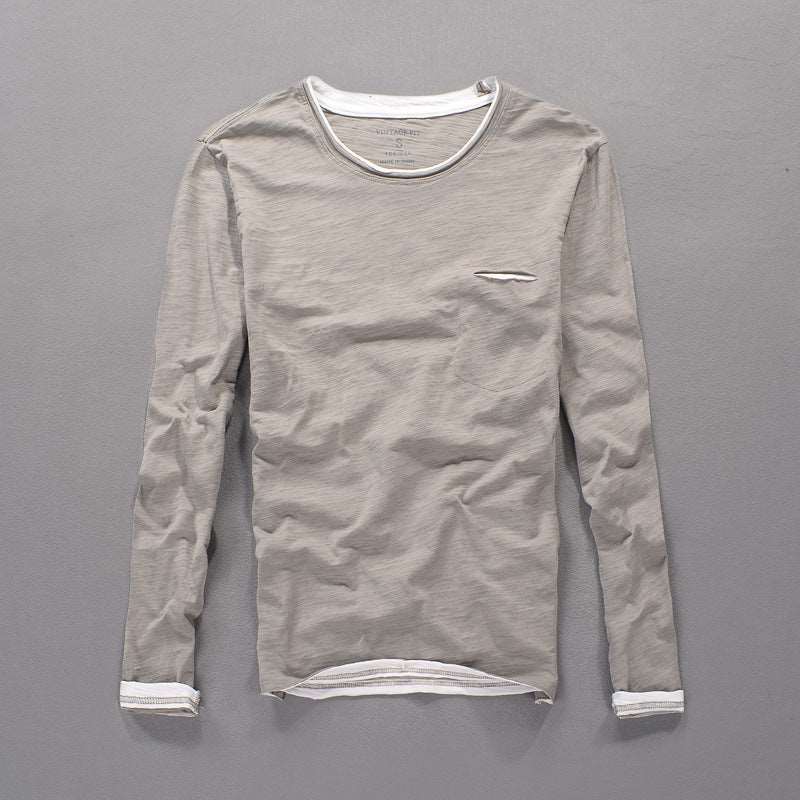 Japanese Style Men's Clothing Long Sleeve Cotton - Backyard Store