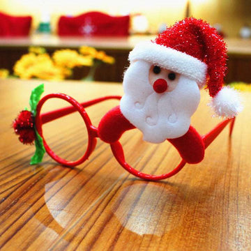 Christmas glasses frame Christmas party supplies Christmas gifts Christmas decorations glasses Santa glasses - Backyard Store