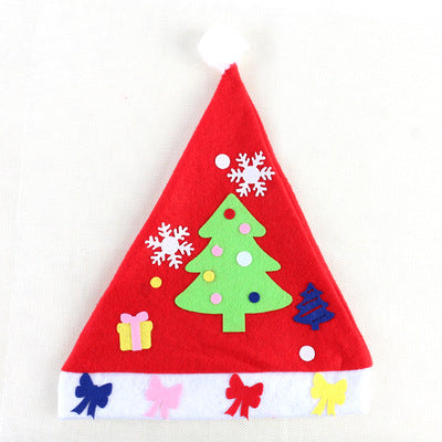 DIY Christmas Hat Christmas Children's Nursery School Christmas Necessities and Children's Christmas Hat - Backyard Store