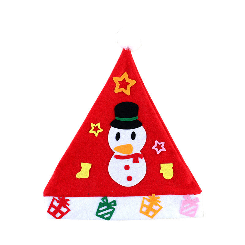 DIY Christmas Hat Christmas Children's Nursery School Christmas Necessities and Children's Christmas Hat - Backyard Store