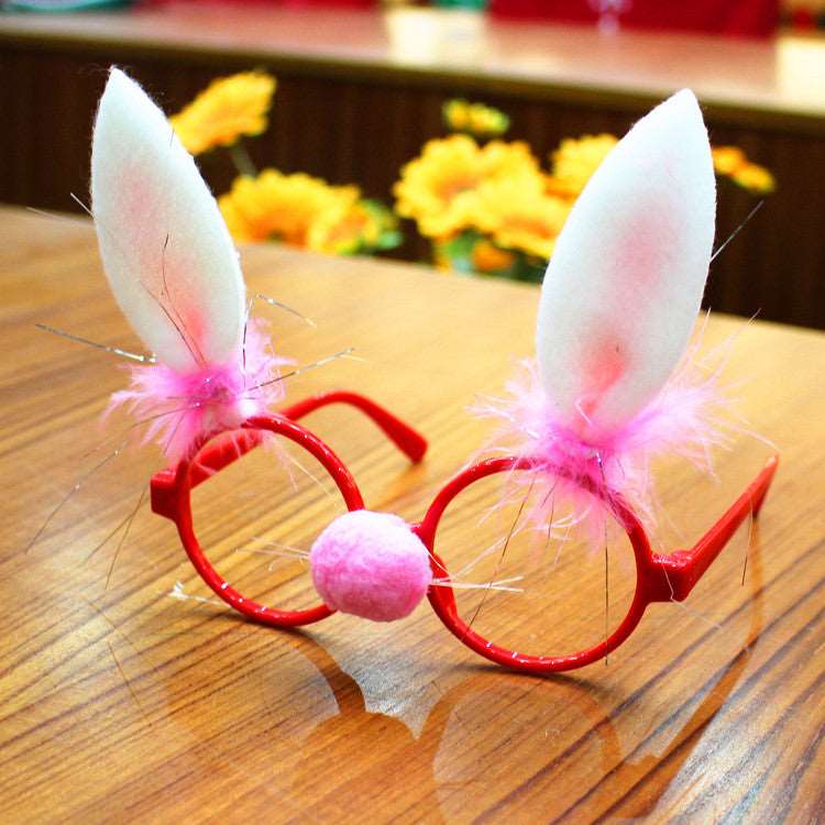 Christmas glasses frame Christmas party supplies Christmas gifts Christmas decorations glasses Santa glasses - Backyard Store