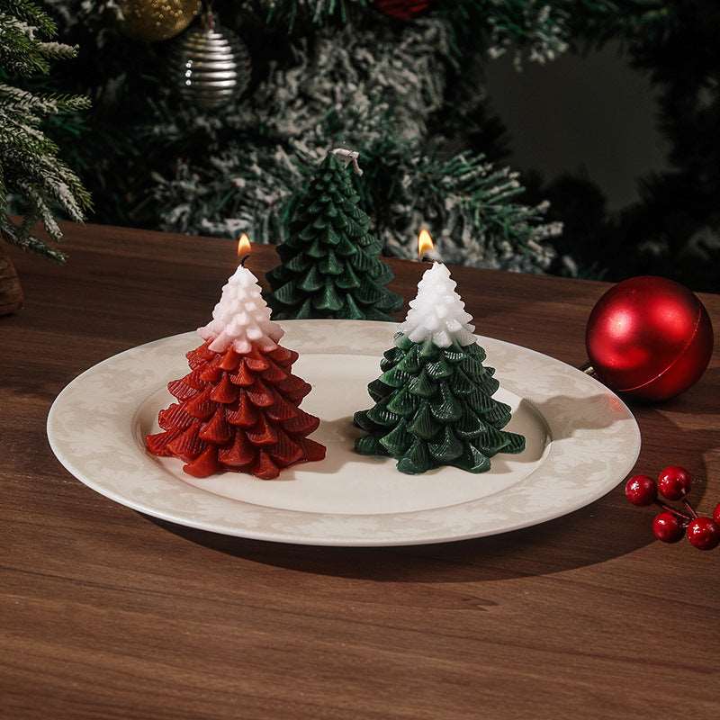 Christmas Tree Silicone Molds For DIY Christmas Creative Atmosphere Decoration Handmade Fragrant Candles - Backyard Store