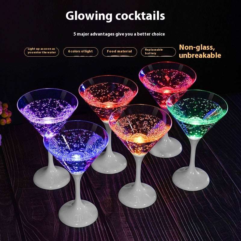 Christmas Led Cup FDA Food Grade Plastic Cocktail Glass Kitchen Gadgets - Backyard Store