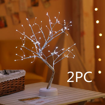 Christmas LED Pearl Tree Night Light – Starry Touch Light