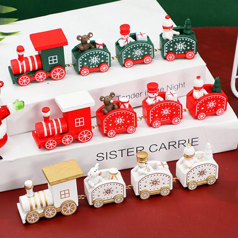 Wooden Christmas Train – Festive Christmas Decorations