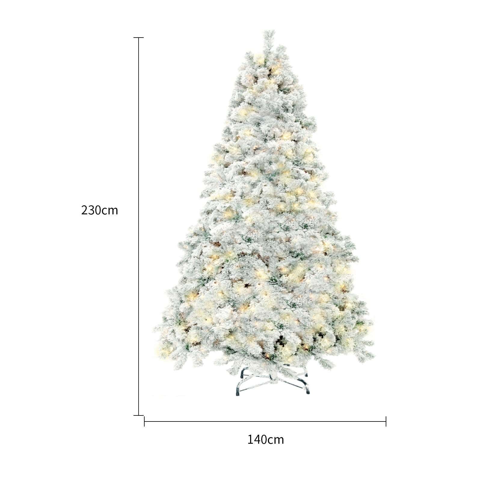 Christmas Tree PVC Artificial Snow Christmas Tree Mall Window Decoration Tree Cedar Christmas Tree Christmas Decoration Supplies - Backyard Store