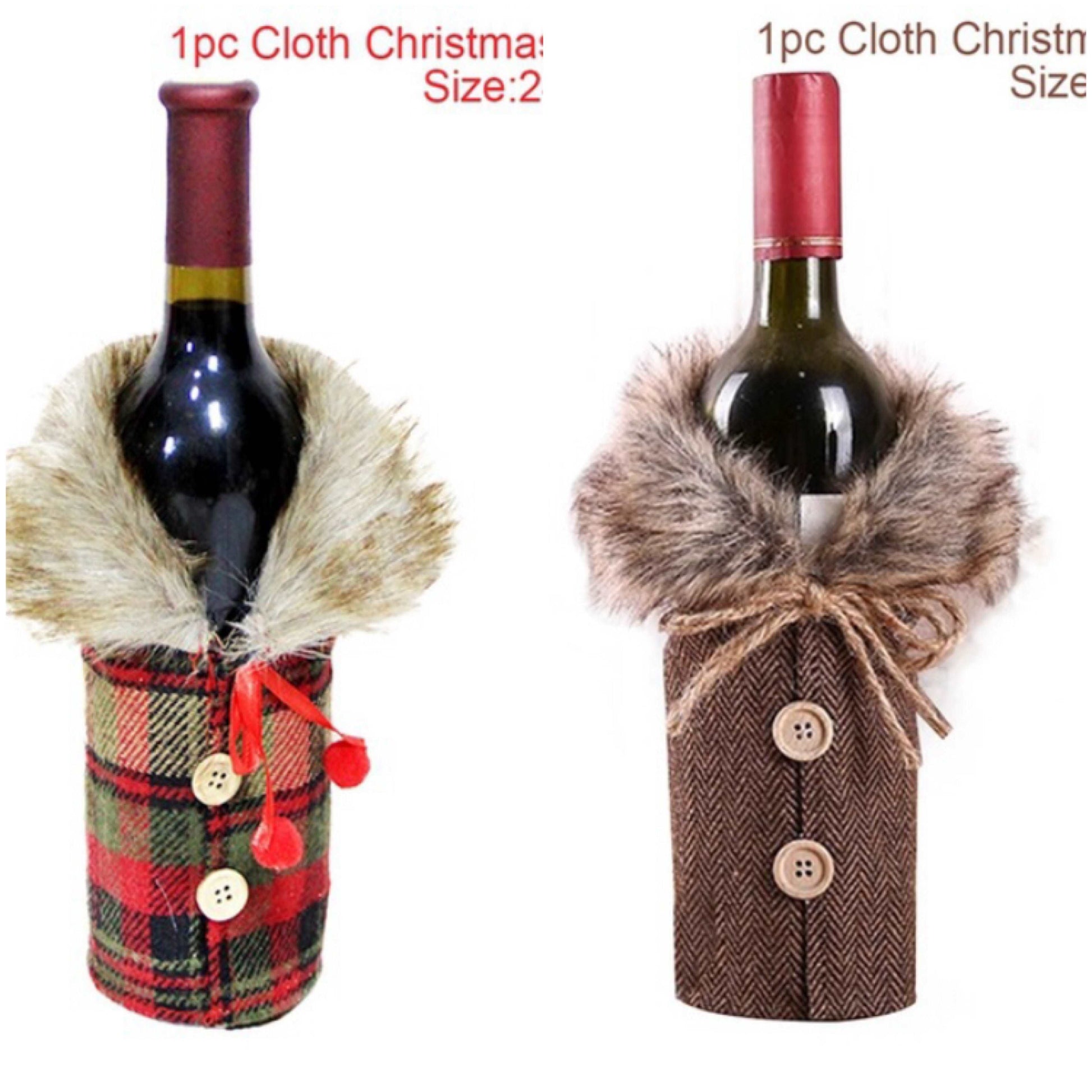 Christmas Decorations Christmas Wine Bottle Socks - Backyard Store