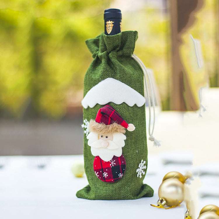 Christmas Decorations Christmas Wine Bottle Socks - Backyard Store