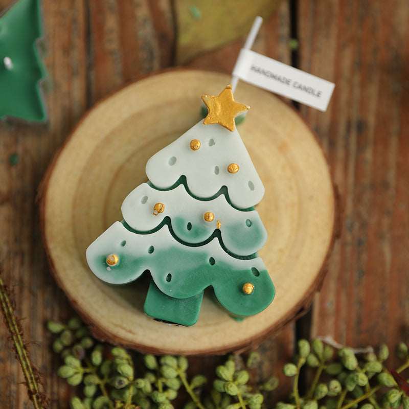 Christmas Tree Silicone Molds For DIY Christmas Creative Atmosphere Decoration Handmade Fragrant Candles - Backyard Store