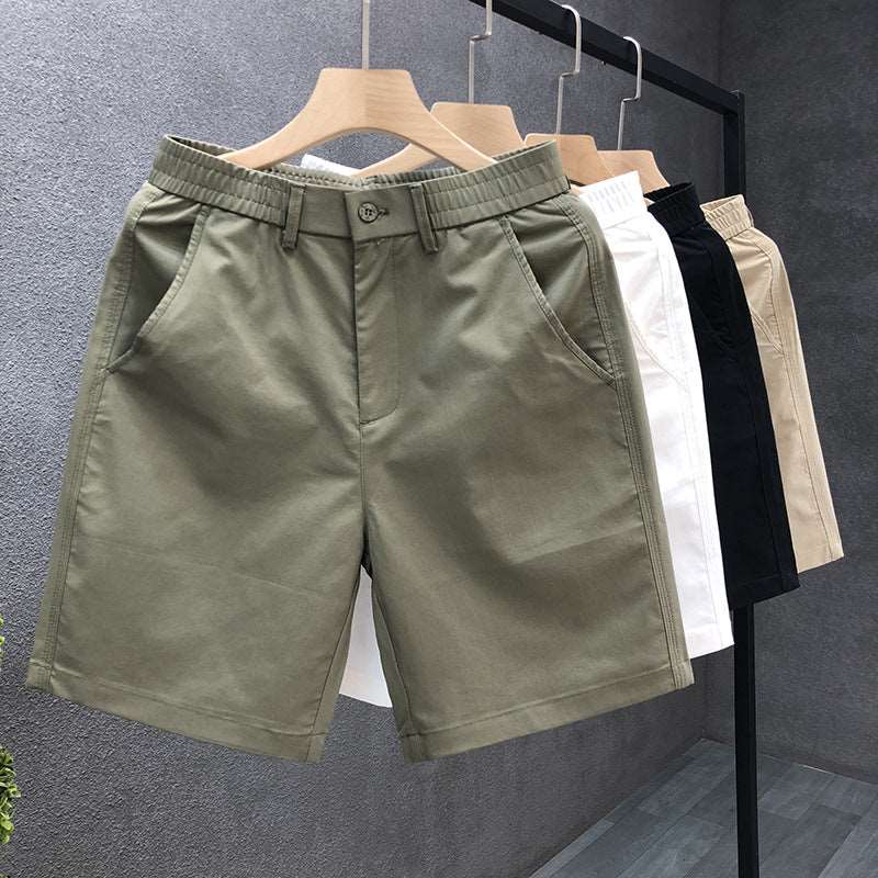 Thin Cropped Pants Men's Outerwear Straight Large Trunks - Backyard Store