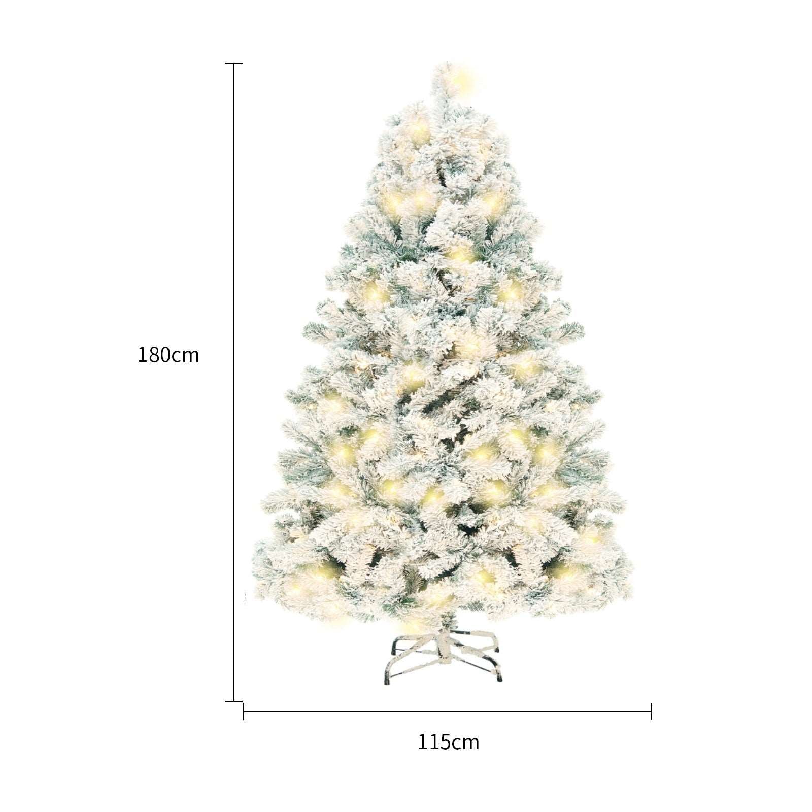 Christmas Tree PVC Artificial Snow Christmas Tree Mall Window Decoration Tree Cedar Christmas Tree Christmas Decoration Supplies - Backyard Store