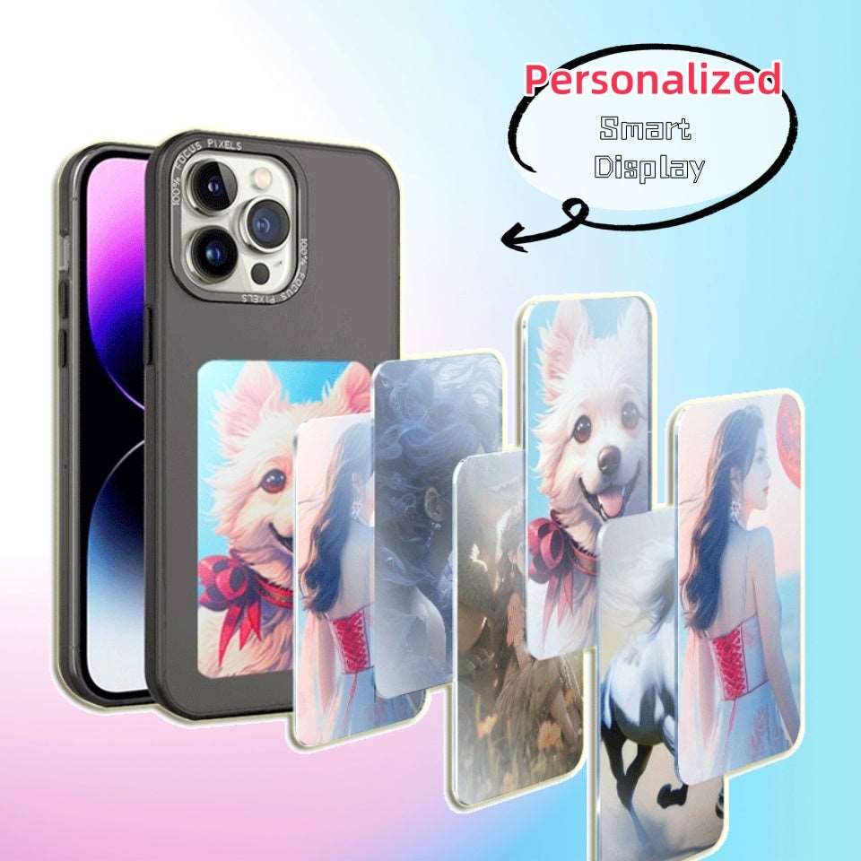 E-ink Screen Phone Case Unlimited Screen Projection Personalized Phone Cover Battery Free New Designer Luxury Phone Case - Backyard Store