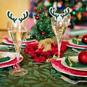 Lovely Cardboard Christmas Wine Glass Decorations from Backyard Storez – Festive and charming holiday decor for your wine glasses, perfect for adding a Christmas touch to your celebration