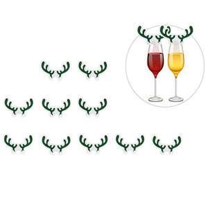 Lovely Cardboard Christmas Wine Glass Decorations from Backyard Storez – Festive and charming holiday decor for your wine glasses, perfect for adding a Christmas touch to your celebration