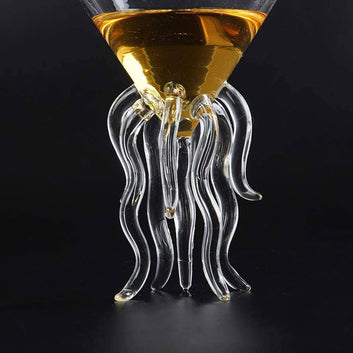 Creative Aquarium 3D Jellyfish Cocktail Glass – Octopus Wine Glass