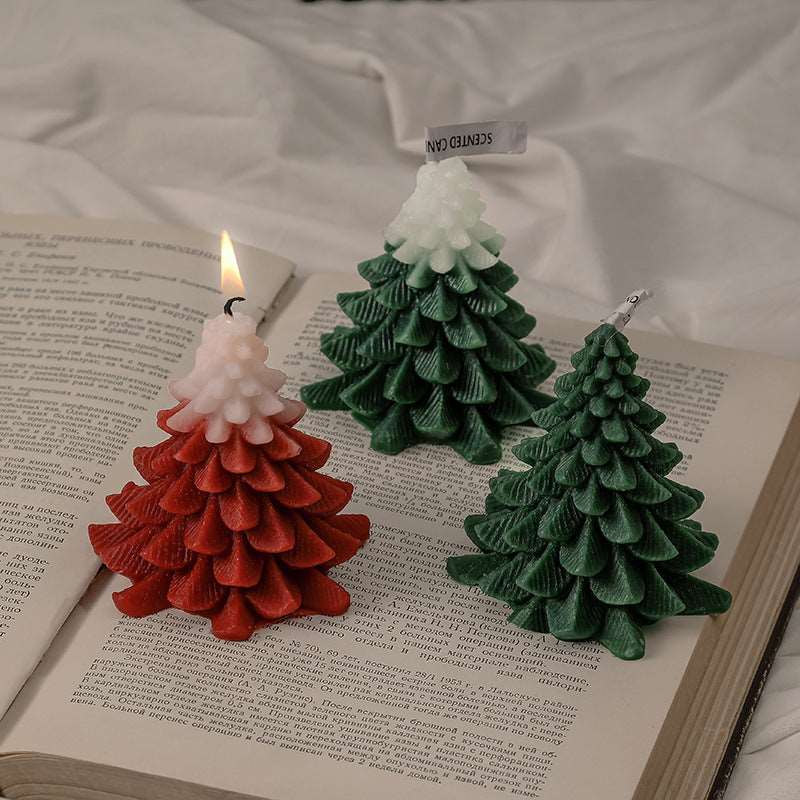 Christmas Tree Silicone Molds For DIY Christmas Creative Atmosphere Decoration Handmade Fragrant Candles - Backyard Store